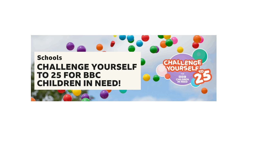 Step Up for Pudsey with 25 Challenges: Supporting Children in Need!