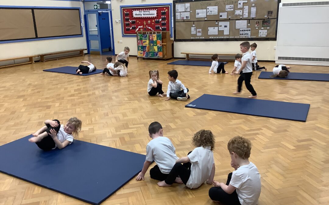 Gymnastics in action!