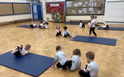 Gymnastics in action!