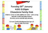 Lego Club Chowdene Family Hub Jan 2026