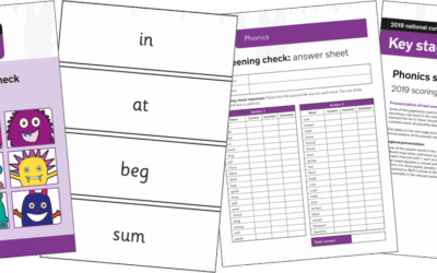 Year 1 – Phonics Screening Information and Booklets