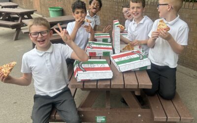 Elms Have a Pizza Party!