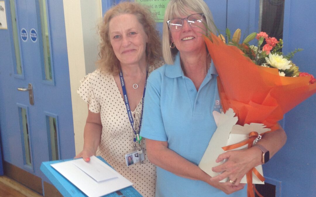 Anne hangs up her mop!