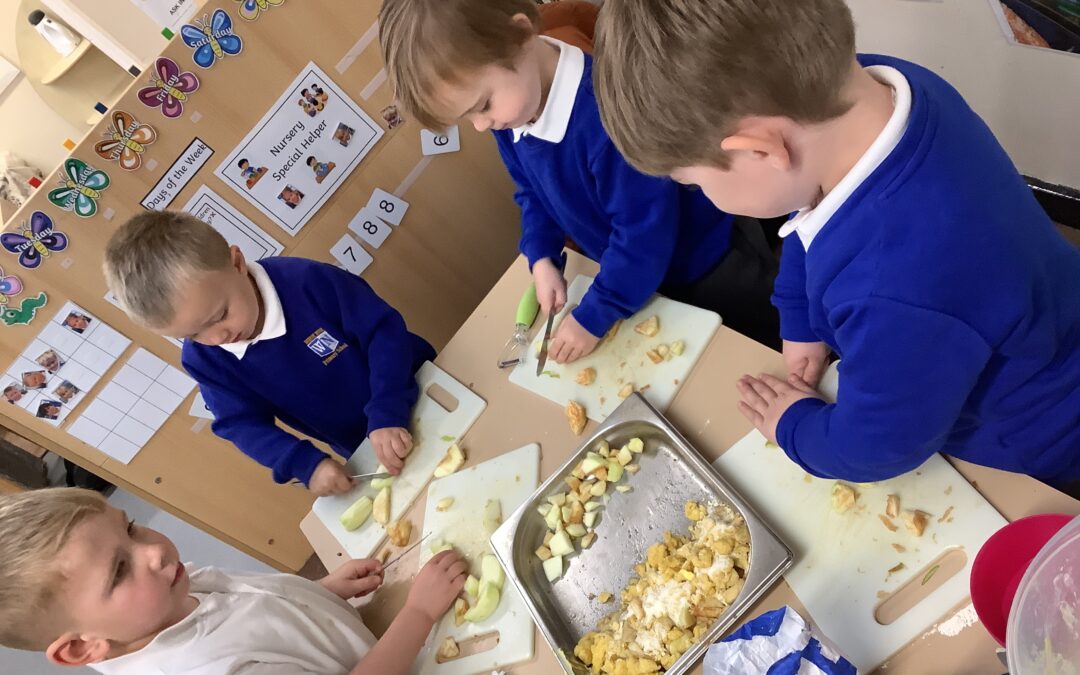 Autumn Cooking and Activities in Nursery